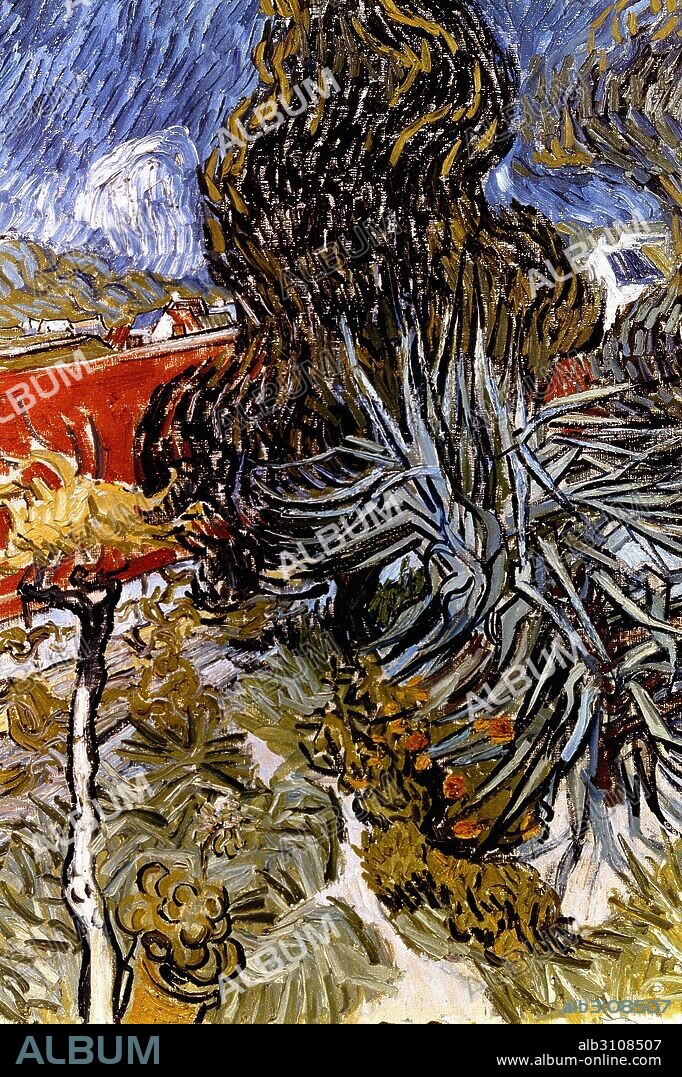 VINCENT VAN GOGH. El jardín del Doctor Gachet en Auvers-sur-Oise/ 1890.