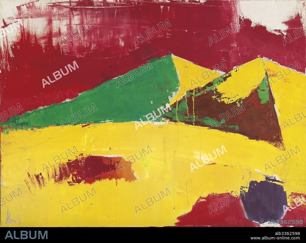 NICOLAS DE STAEL. Sicile (Agrigente).