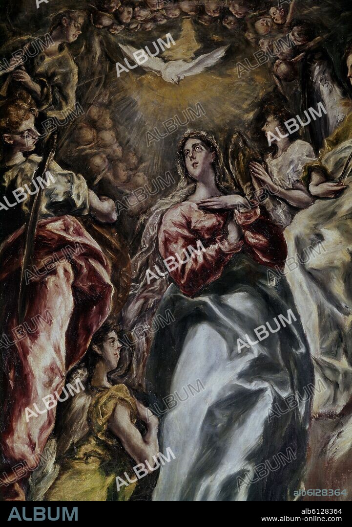 EL GRECO. LA ASUNCION - DETALLE - 1608-1613 - MANIERISMO ESPAÑOL - O/L - Conj nº 1703.