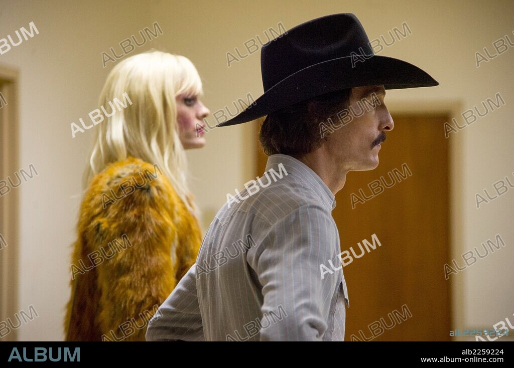 JARED LETO y MATTHEW McCONAUGHEY en DALLAS BUYERS CLUB, 2013, dirigida por JEAN-MARC VALLEE. Copyright VOLTAGE PICTURES.