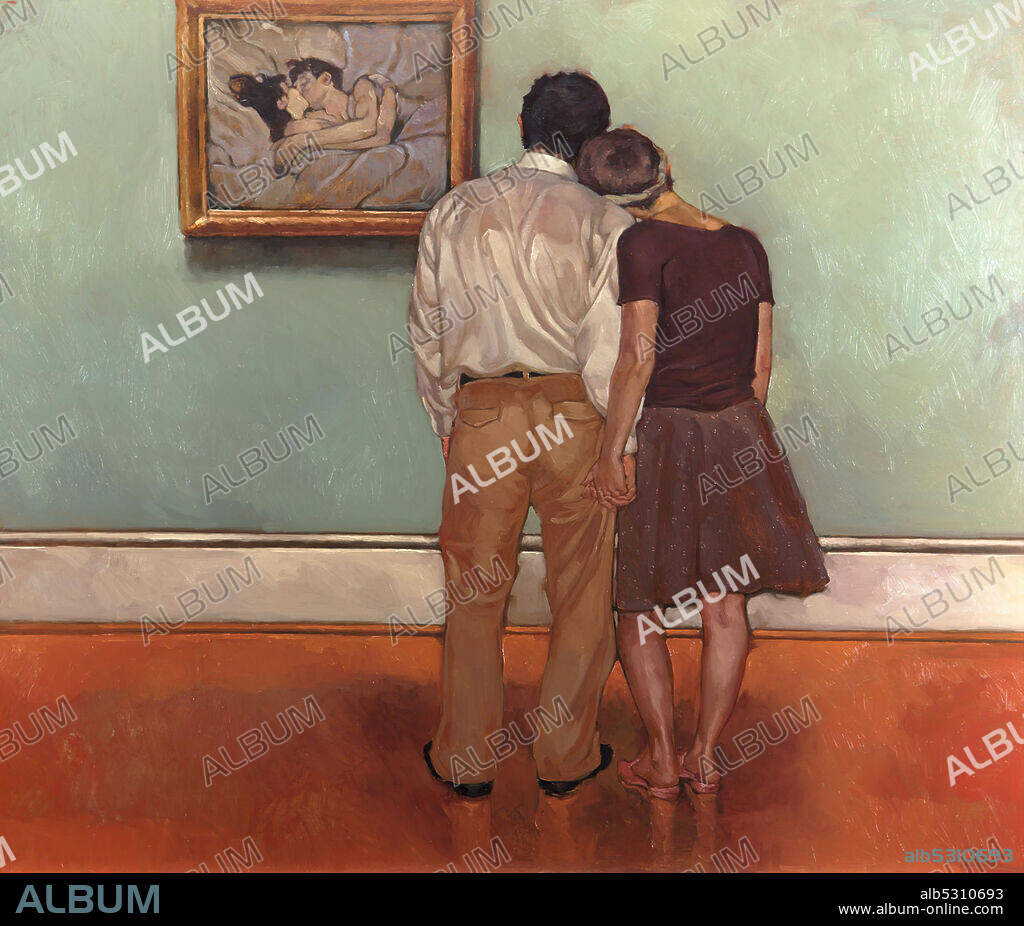 Joseph Lorusso/ Lovers & Lautrec. Óleo.