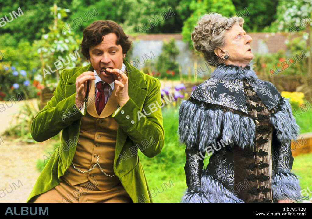 ANGELA LANSBURY and COLIN FIRTH in NANNY MCPHEE, 2005, directed by KIRK JONES. Copyright UNIVERSAL PICTURES.