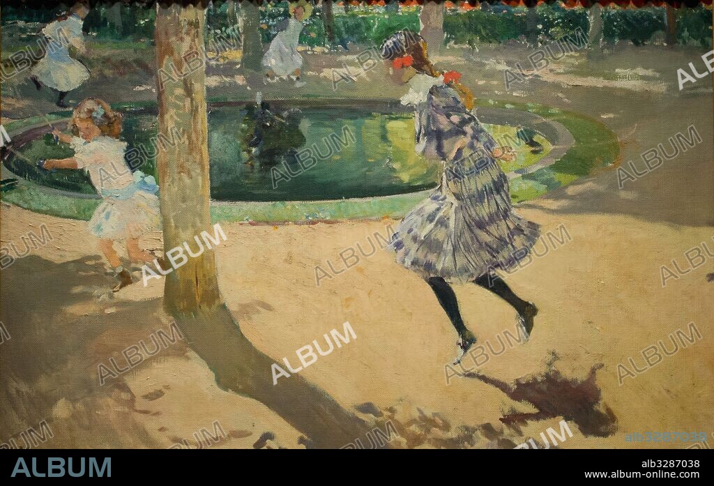 JOAQUIN SOROLLA. SALTANDO A LA COMBA, SOROLLA,   1907.  MUSEO SOROLLA, MADRID.