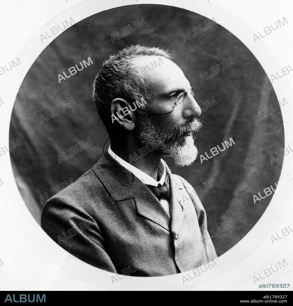 Portrait of Marcel Brillouin. Portrait of the French mathematician and physicist Marcel Brillouin. 1901.