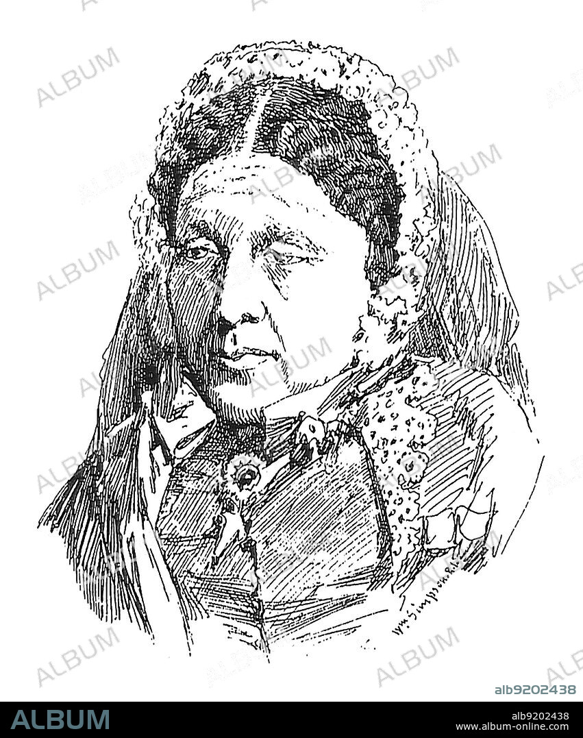 Sketch of Mary Seacole by Crimean war artist William Simpson (1823-1899), c. 1855. Mary Seacole (1805-1881) was a British-Jamaican businesswoman and nurse. During the Crimean War, she ran a hotel and tended to the wounded. Her autobiography, Wonderful Adventures of Mrs. Seacole in Many Lands (1857), is one of the earliest autobiographies of a mixed-race woman. In 2004 she was voted the greatest black Briton.