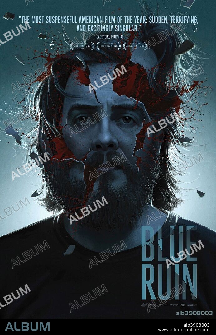 Poster of BLUE RUIN, 2013, directed by JEREMY SAULNIER. Copyright THE LAB OF MADNESS/FILM SCIENCE/NEIGHBORHOOD WATCH.