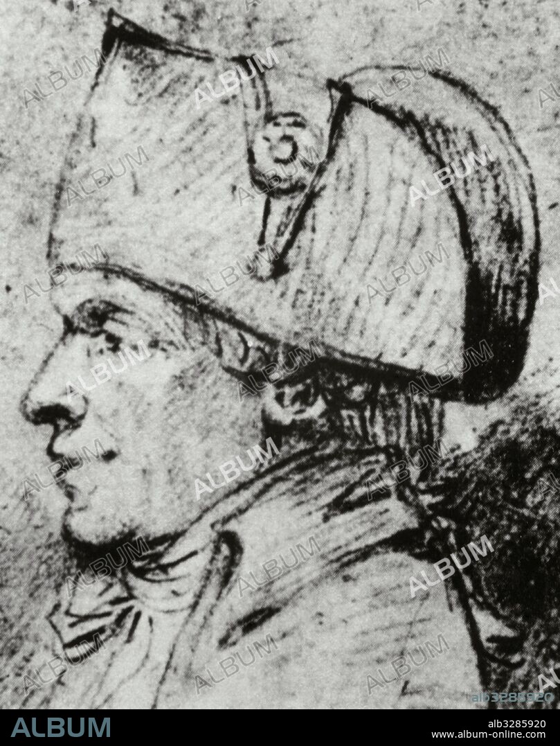 Jacques Pierre Brissot, llamado Brissot de Warville (Chartres, 1754-París, 1793). Político, periodista y panfletario francés, GIRONDINO. Miembro de la Asamblea Legislativa en 1791 y de la Convención Nacional en 1792. Fundó el llamado partido de los "Brissotins". Fue guillotinado en octubre de 1793, durante el mandato jacobino. Dibujo del siglo XVIII.