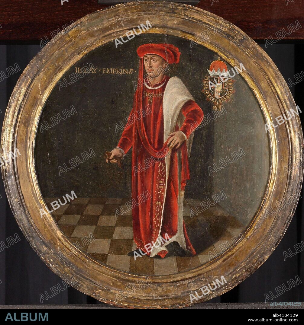 Portrait of Charles the Bold, Duke of Burgundy. Dating: c. 1460 - c. 1480. Place: Southern Netherlands. Measurements: support: d 39 cm (incl. original frame) × t 3.3 cm (painted surface).