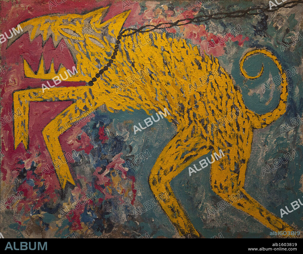 MIQUEL BARCELÓ. Amsterdam Dog by Miquel Barcelo, 1981.