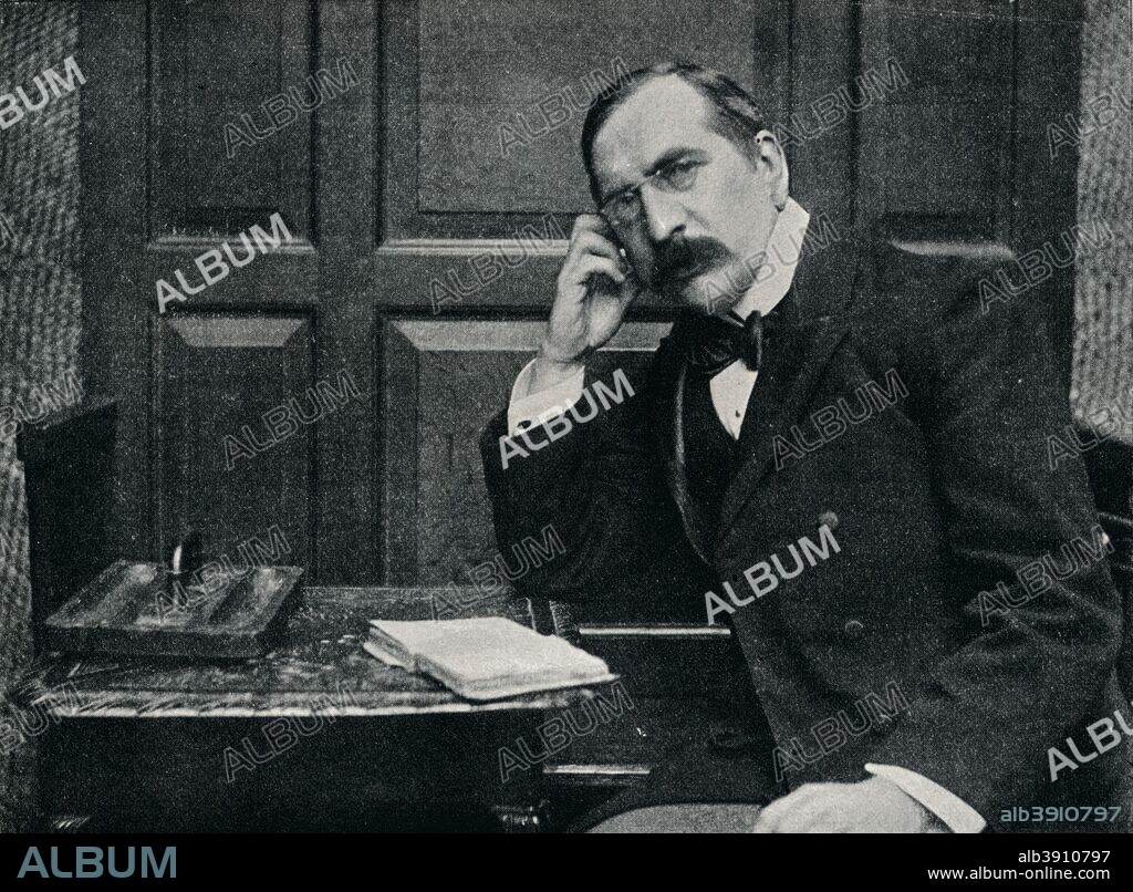 'Portrait of the Late Mr. Gleeson White', c1898. Joseph William Gleeson White (1851-1898), English writer on art. From a photograph by Mr. F. Hollyer', 1898-9. From The Studio Volume 15. [London Offices of the Studio, London, 1898-9].