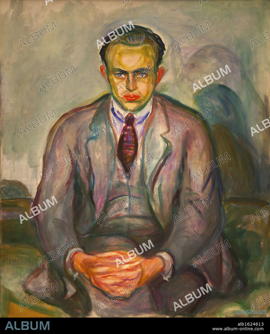 Rolf Stenersen by Edvard Munch, 1925-1926, Norway, Oslo, Munch Museum.