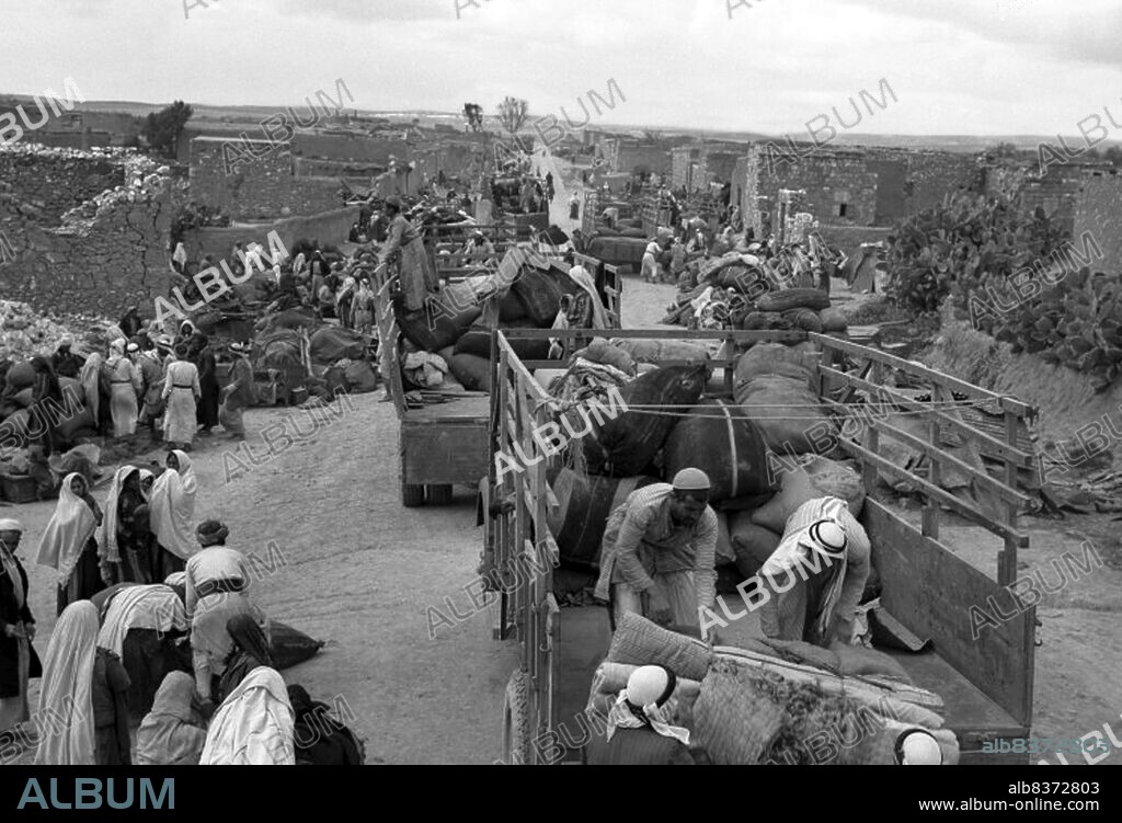 The 1948 Palestinian exodus, known in Arabic as the Nakba (Arabic: al-Nakbah, lit.'catastrophe'), occurred when more than 700,000 Palestinian Arabs fled or were expelled from their homes, during the 19471948 Civil War in Mandatory Palestine and the 1948 ArabIsraeli War.<br/><br/>. The exact number of refugees is a matter of dispute, but around 80 percent of the Arab inhabitants of what became Israel (50 percent of the Arab total of Mandatory Palestine) left or were expelled from their homes.<br/><br/>. Later in the war, Palestinians were forcibly expelled as part of 'Plan Dalet' in a policy of 'ethnic cleansing'.