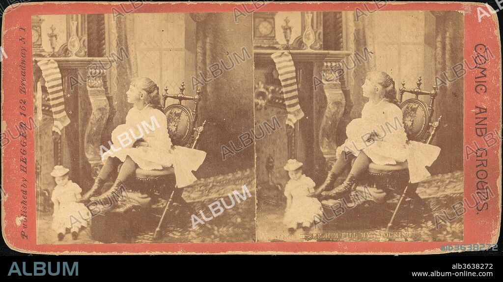 [Group of 6 Stereograph Views of Christmas Scenes]. Artist: Unknown (American); Benneville Lloyd Singley (American, Union Township, Pennsylvania 1864-1938 Meadville, Pennsylvania); Strohmeyer & Wyman (American); Kilburn Brothers (American, active ca. 1865-1890); George W. Griffith (American); C. H. Graves (American). Dimensions: Mounts approximately: 8.9 x 17.8 cm (3 1/2 x 7 in.). Photography Studio: Sun Sculpture Works and Studios (American). Publisher: Keystone View Company; Griffith & Griffith, American; Universal Photo Art Co.; Underwood & Underwood (American); James M. Davis; Hegger (American). Date: 1850s-1910s.