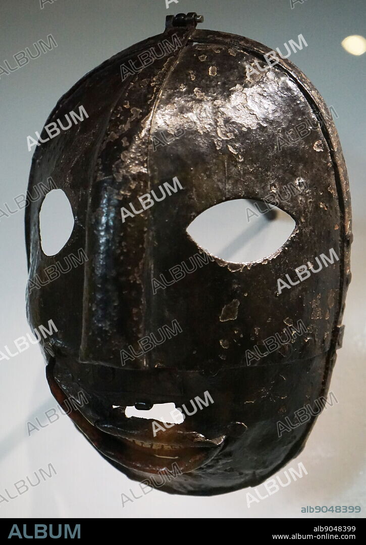 Scold's bridle, used as a form of torture and public humiliation, primarily for women. Dated 18th Century.