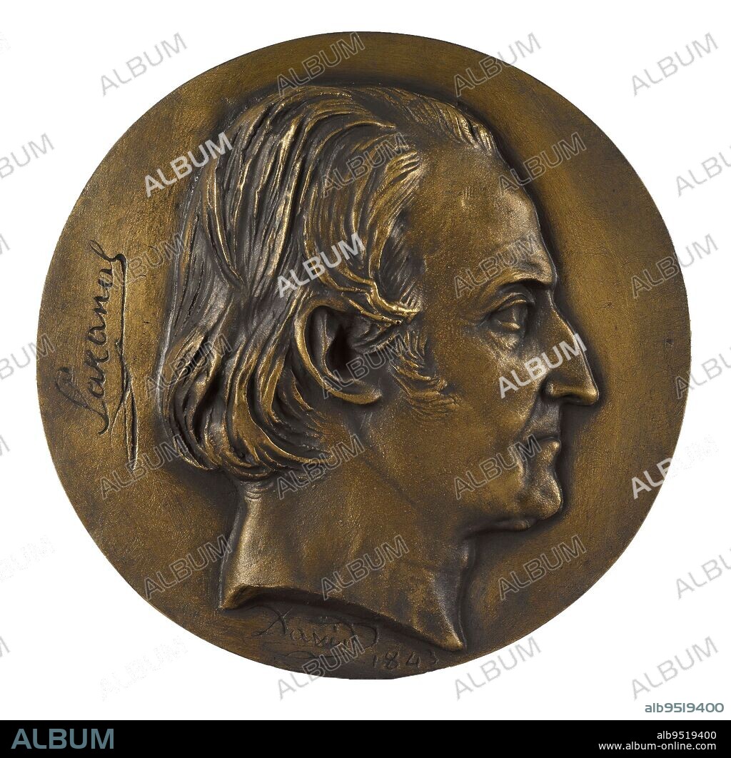 Portrait of Joseph Lakanal (1762-1845), Politician, David d'Angers, Pierre-Jean, Sculptor, Thiébaut Frères, Founder, In 1843, 1st half of the 19th century, Sculpture, Medallion (sculpture), Dimensions - Work: Diameter: 15.7 cm.