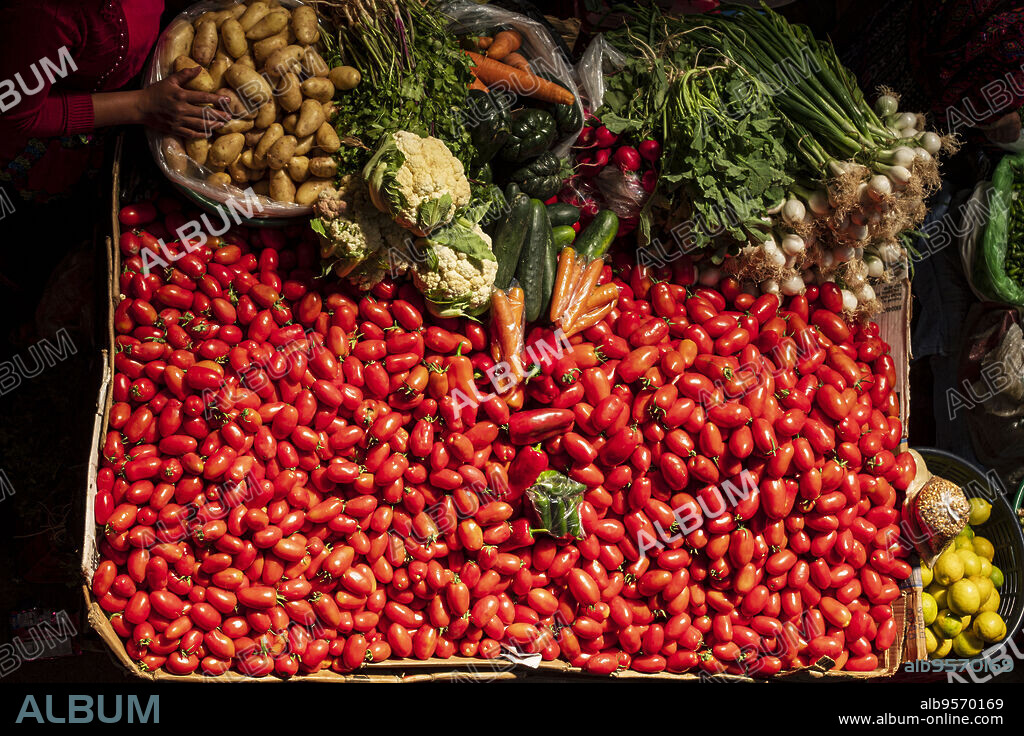 mercado tradicional, Chichicastenango, Quiché, Guatemala, America Central.