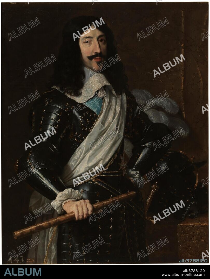 Philippe de Champaigne / 'Luis XIII, rey de Francia'. 1655. Óleo sobre lienzo, 108 x 86 cm.