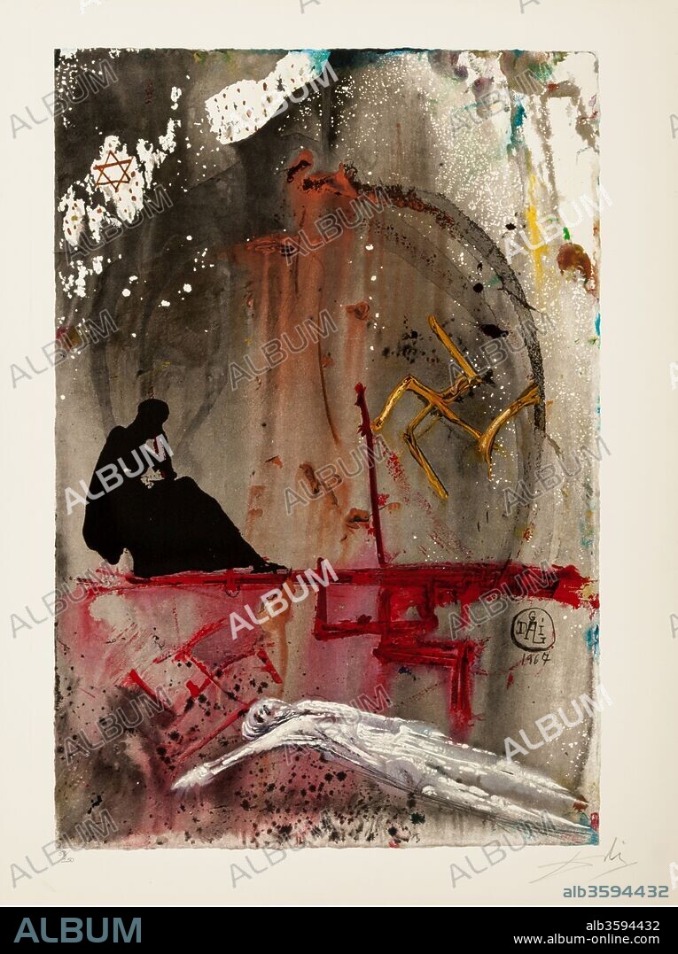 SALVADOR DALÍ. Aliyah. The Rebirth of Israel. On the occasion of the 20th anniversary of the Foundation of the State of Israel.
