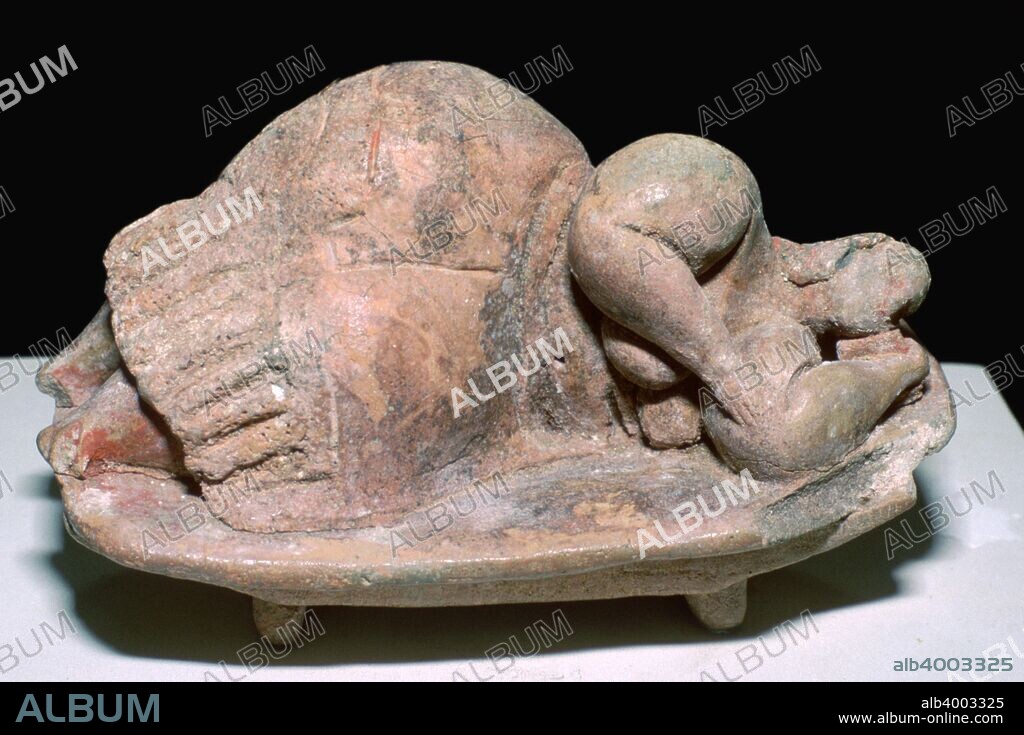 Sleeping lady' from the Hypogeum of Hal Saflieni on Malta, currently at Valetta Museum.