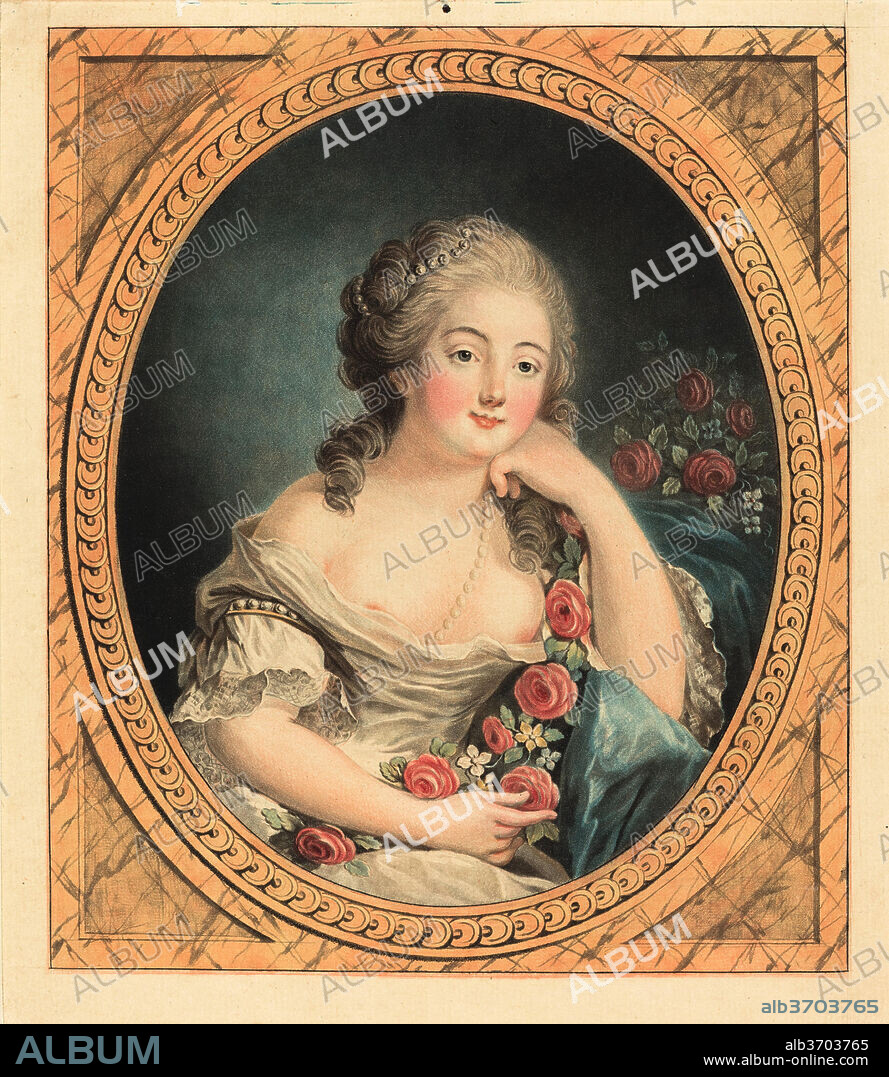 JEAN-FRANçOIS JANINET. L'agreable neglige. Dated: 1779. Medium: color aquatint.
