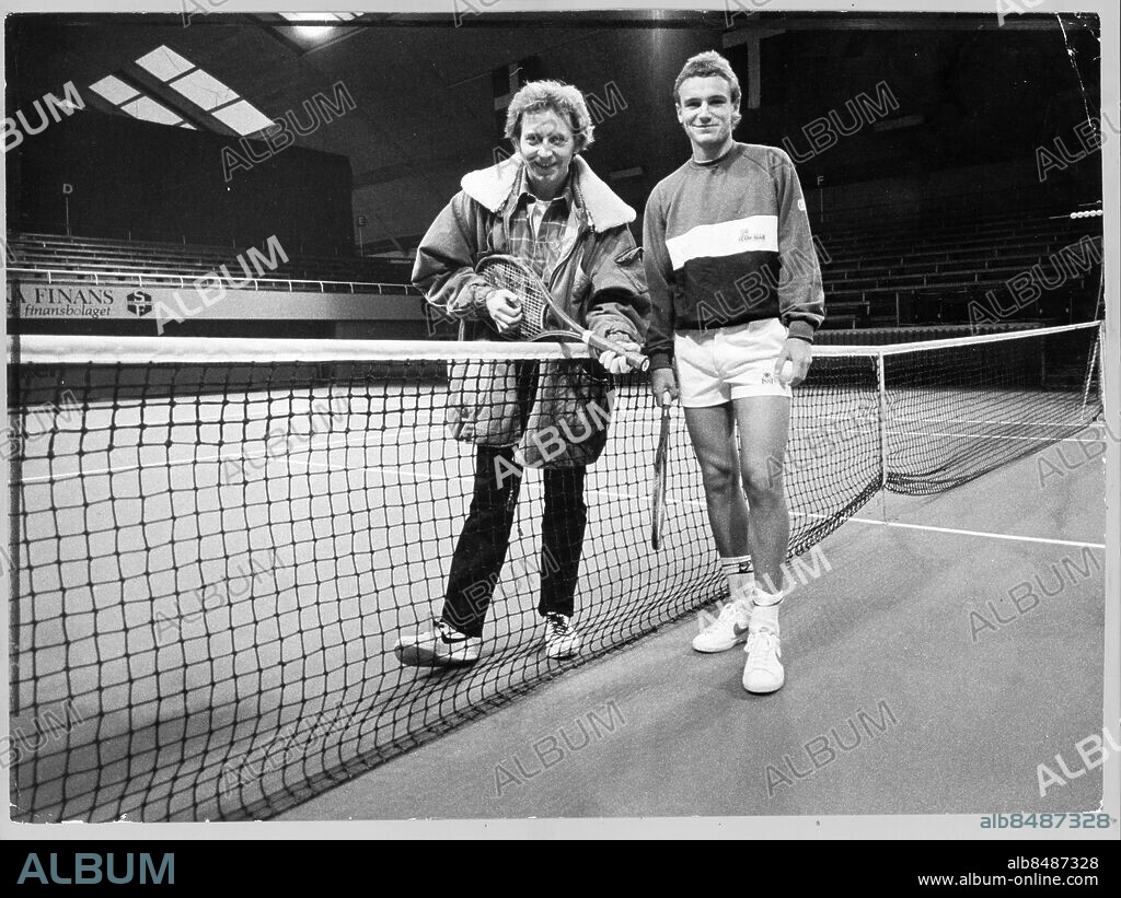 19821026 . FOLKHJÄLTAR MODELL 1982, ULF LUNDELL OCH MATS WILANDER . FOTO TOMMY PEDERSEN CODE: 36. COPYRIGHT SCANPIX SWEDEN.