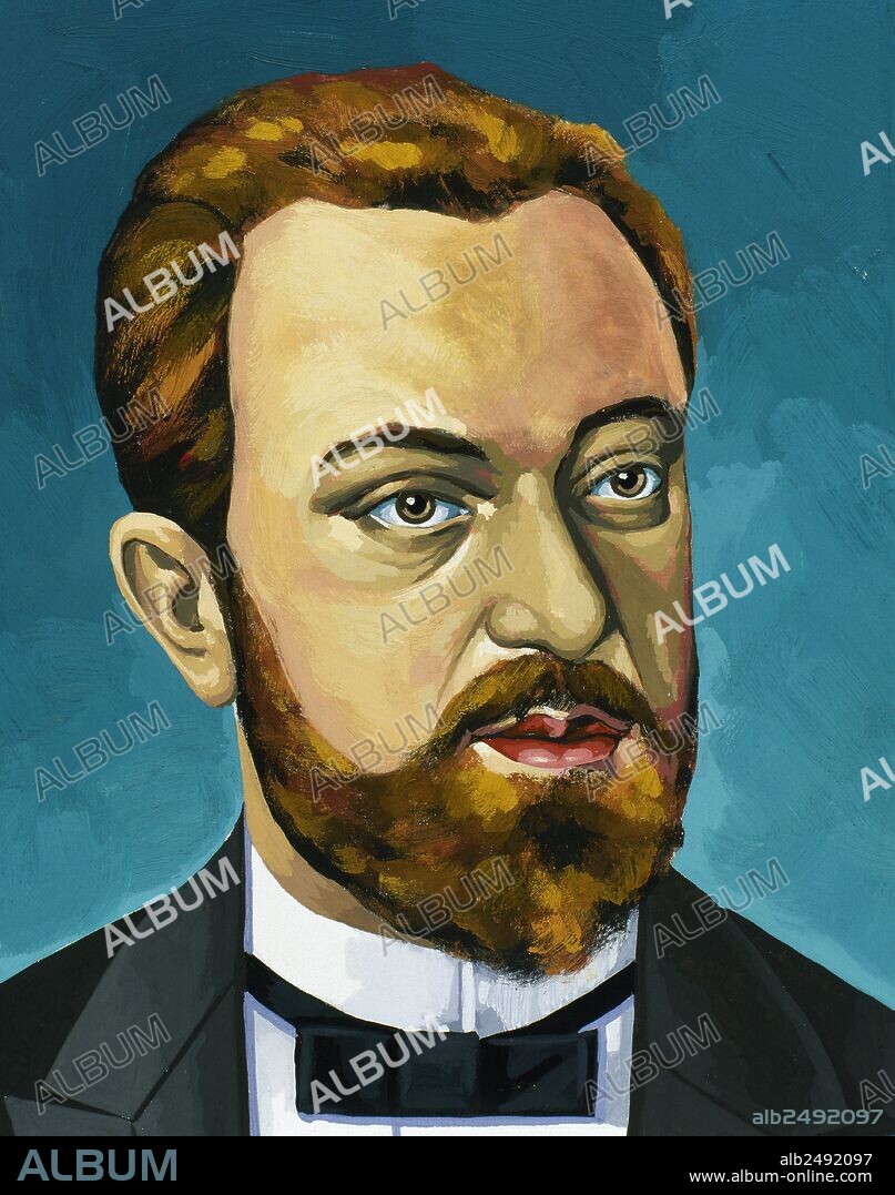 AGULLO I VIDAL, Ferran (Sant Feliu de Guixols, 1863-Santa Coloma de Farners, 1933). Poeta y escritor catalán que perteneció a la "Lliga Regionalista de Catalunya". Acuarela.