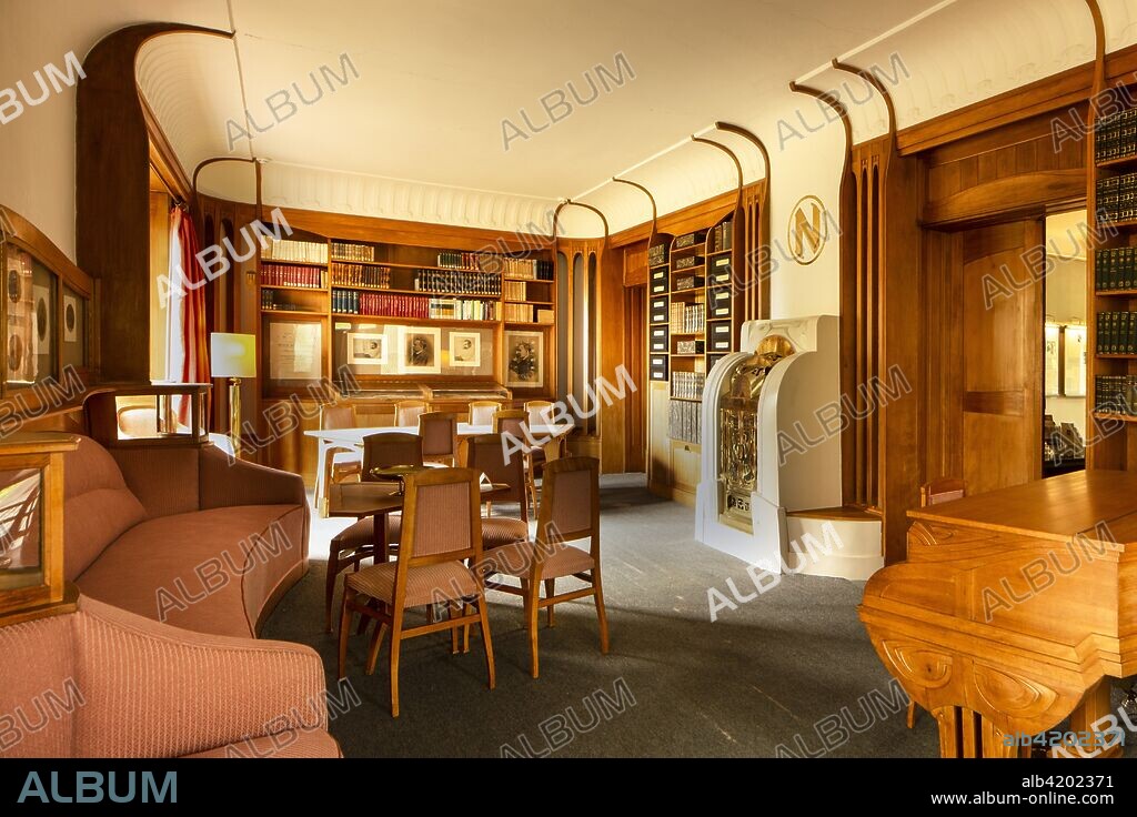 HENRY VAN DE VELDE. Nietzsche Archive, Humboldstrasse 36, Weimar, Germany, (1903), 2018.  Interior designed by Henry van der Velde, 1903. The Nietzsche Archive was founded in early 1894 by Elisabeth Forster-Nietzsche sister of Friedrich Nietzsche.