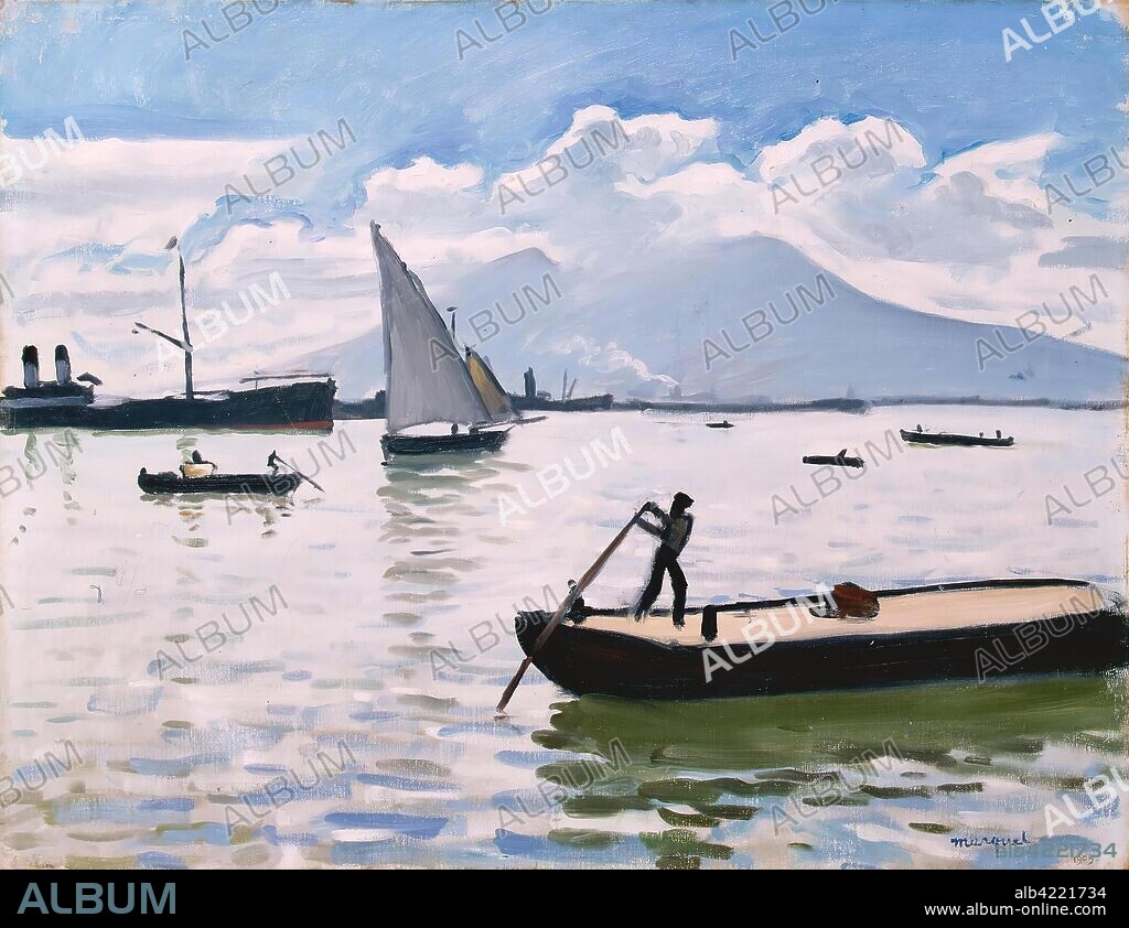 ALBERT MARQUET. 'Bay of Naples'. France, 1909. Dimensions: 62x80,3 cm.