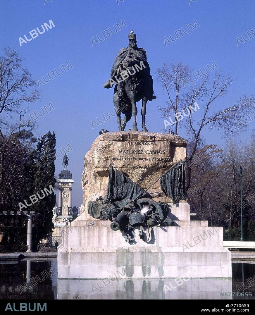 MARIANO BENLLIURE. MONUMENTO AL GENERAL MARTINEZ CAMPOS- 1907.
