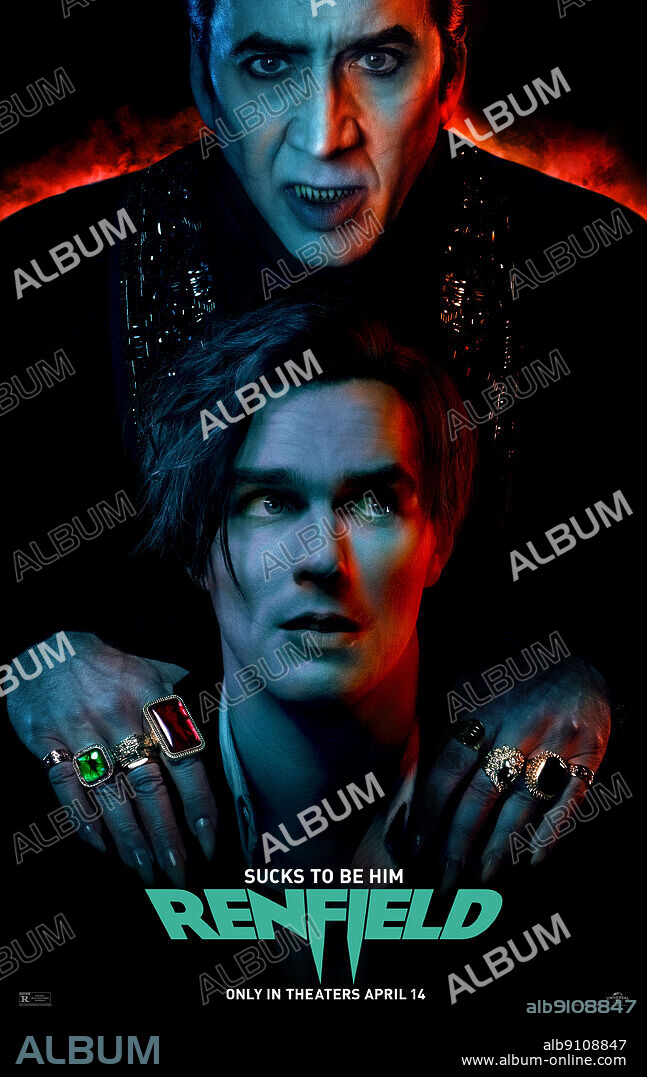 Poster of RENFIELD, 2023, directed by CHRIS MCKAY. Copyright Universal Pictures / Skybound Entertainment.