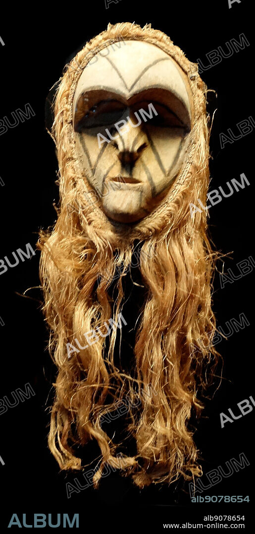 Melanesian Tamake mask from the Island of Ambrym in Vanuatu in the Pacific.