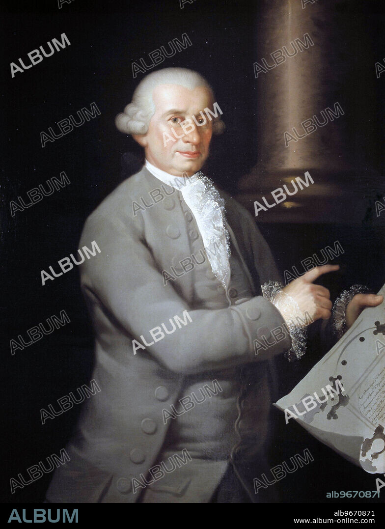 ZACARÍAS GONZÁLEZ VELÁZQUEZ. RODRIGUEZ , VENTURA. ARQUITECTO ESPAÑOL . CIENPOZUELOS 1717 - 1785. OLEO DE ZACARIAS GONZALEZ VELAZQUEZ , COPIA DEL REALIZADO POR FRANCISCO GOYA. MUSEO ACADEMIA BELLAS ARTES SAN FERNANDO. MADRID.