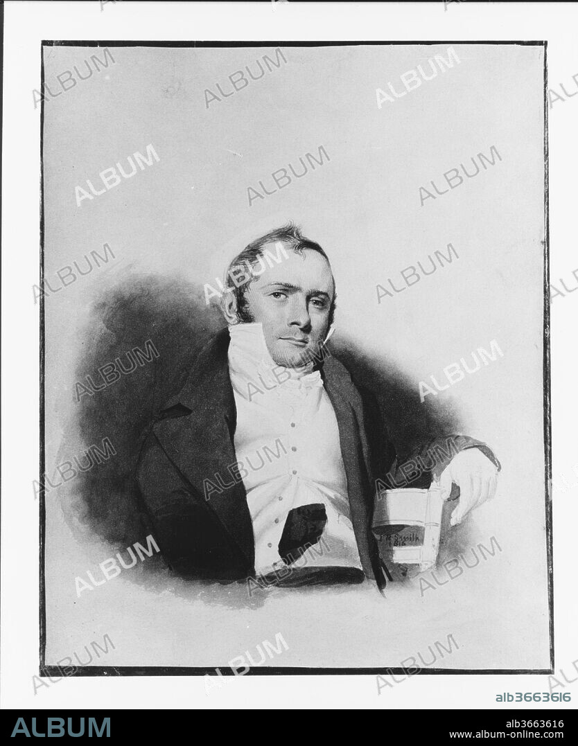Gabriel V. Ludlow. Artist: John Rubens Smith (American, London 1775-1849 New York). Dimensions: 17 13/16 x 9 7/8 in. (45.2 x 25.1 cm). Date: 1816.