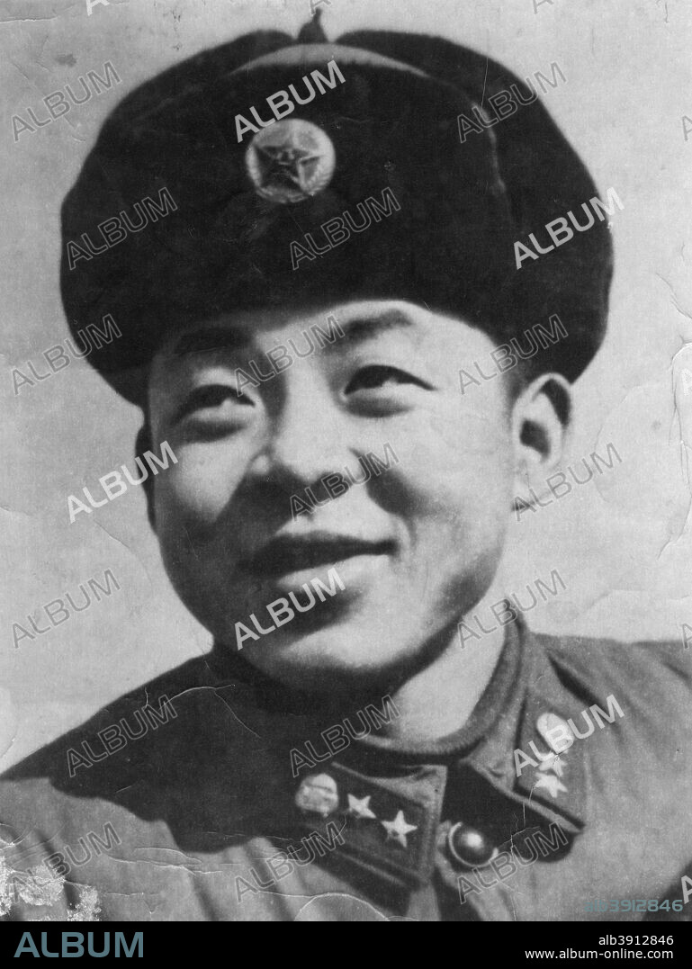 Lei Feng, Chinese soldier of the People's Liberation Army, c1962. In the posthumous Learn from Comrade Lei Feng campaign, initiated by Chinese Communist leader Mao Zedong in 1963, Lei (1940-1962) became the symbol of nationwide propaganda. He was portrayed as a selfless, modest man devoted to the Communist Party, Chairman Mao and the Chinese people and was held up as an example for the youth of China to aspire to follow. Lei was killed in an accident while on duty.