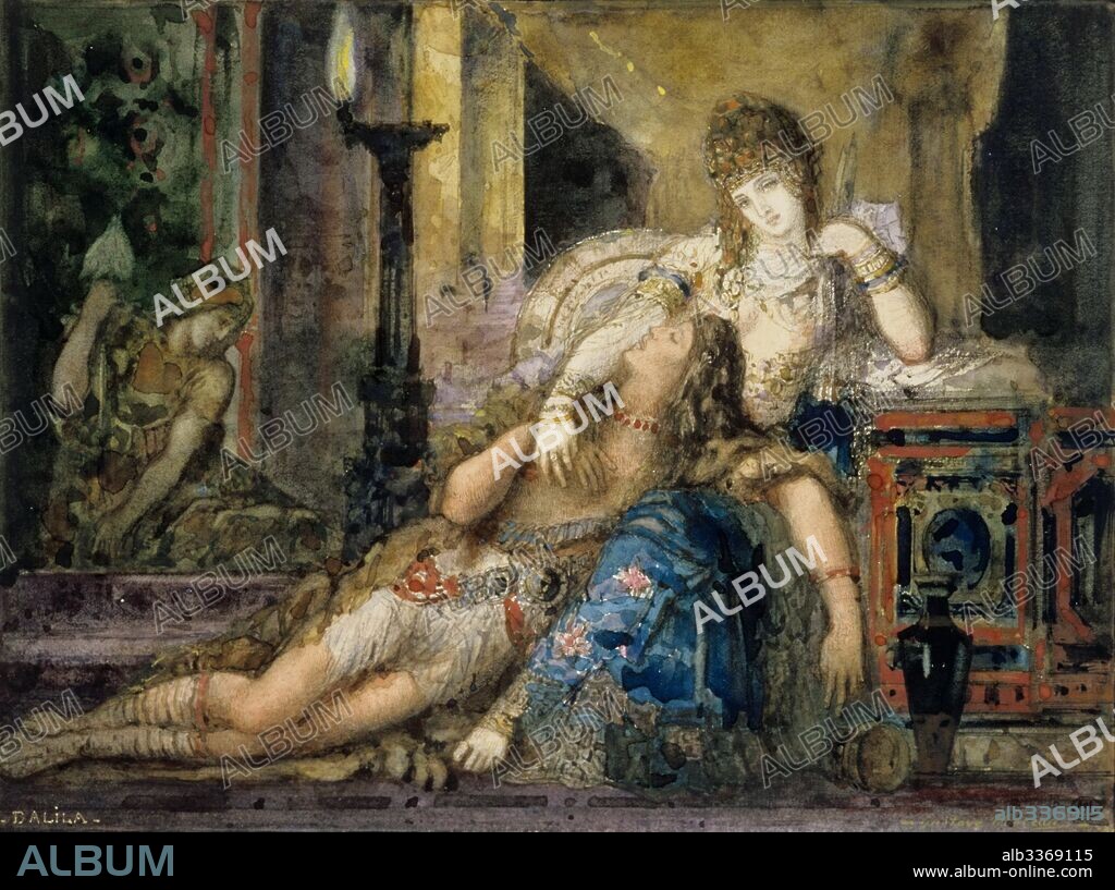 GUSTAVE MOREAU. Samson and Delilah.