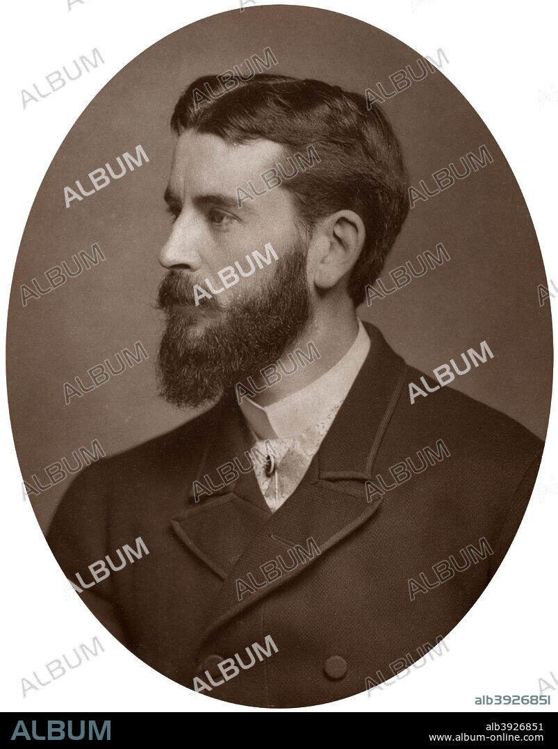 Frank Dicksee, ARA, English painter and illustrator, 1883. From Men of Mark: a gallery of contemporary portraits of men distinguished in the Senate, the Church, in science, literature and art, the army, navy, law, medicine, etc. Photographed from life by Lock and Whitfield, with brief biographical notices by Thompson Cooper. (London, 1876-1883).