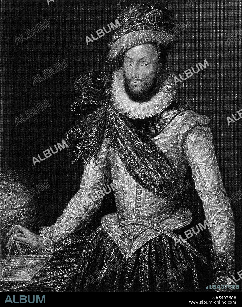 Walter Raleigh (1554 - October 29,1618) was an English aristocrat, poet, soldier, courtier, spy, and explorer. He is most remembered for popularizing tobacco in England. His plan for colonization in North America ended in failure at Roanoke Island. In 1591, he secretly married Elizabeth Throckmorton, without the Queen's permission, and he and his wife were sent to the Tower of London. In 1594, Raleigh heard of a "City of Gold" in South America and sailed to find it. After Queen Elizabeth died (1603) Raleigh was again imprisoned in the Tower, this time for allegedly being involved in the Main Plot against King James I. In 1616 he was released to lead a second unsuccessful expedition in search of El Dorado. He returned to England and, to appease the Spanish, was arrested and beheaded, in 1618.