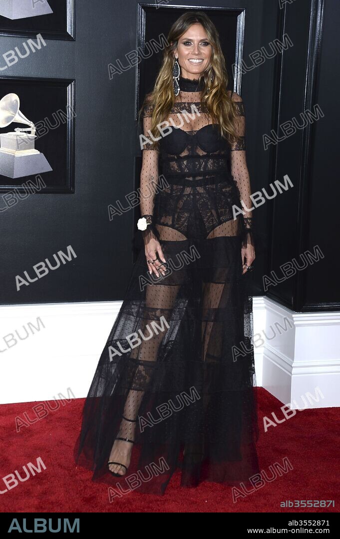January 28, 2018 - New York, New York, USA - Heidi Klum bei der Verleihung der 60. Grammy Awards 2018 im Madison Square Garden. New York, 28.01.2018. 28/01/2018