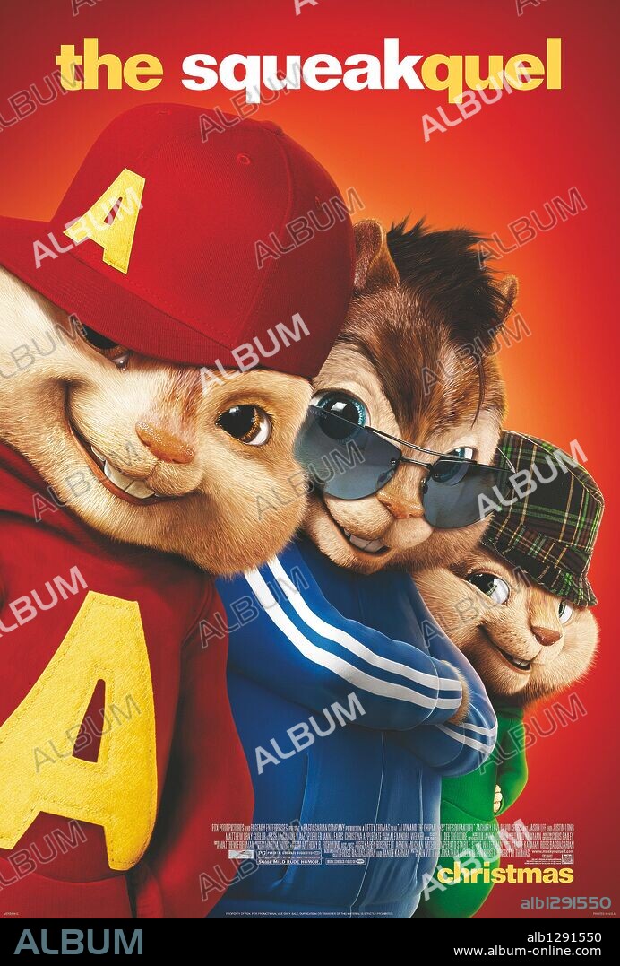 Poster of ALVIN AND THE CHIPMUNKS: THE SQUEAKQUEL, 2009, directed by BETTY THOMAS. Copyright 20TH CENTURY FOX.