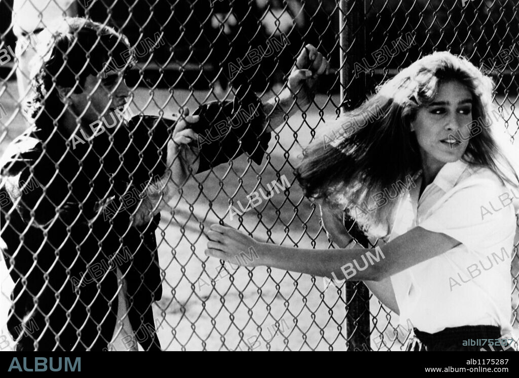 LEE HARCOURT MONTGOMERY and SARAH JESSICA PARKER in GIRLS JUST WANT TO HAVE FUN, 1985. Copyright NEW WORLD PICTURES.