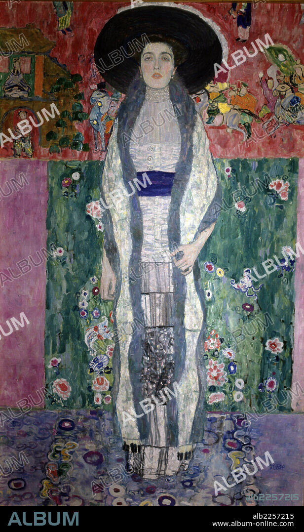 GUSTAV KLIMT. KLIMT, GUSTAV. PINTOR AUSTRIACO 1862-1918. " ADELE BLUCH BAUER II " , AÑO 1912. GALERIA AUSTRIACA DE VIENA.
