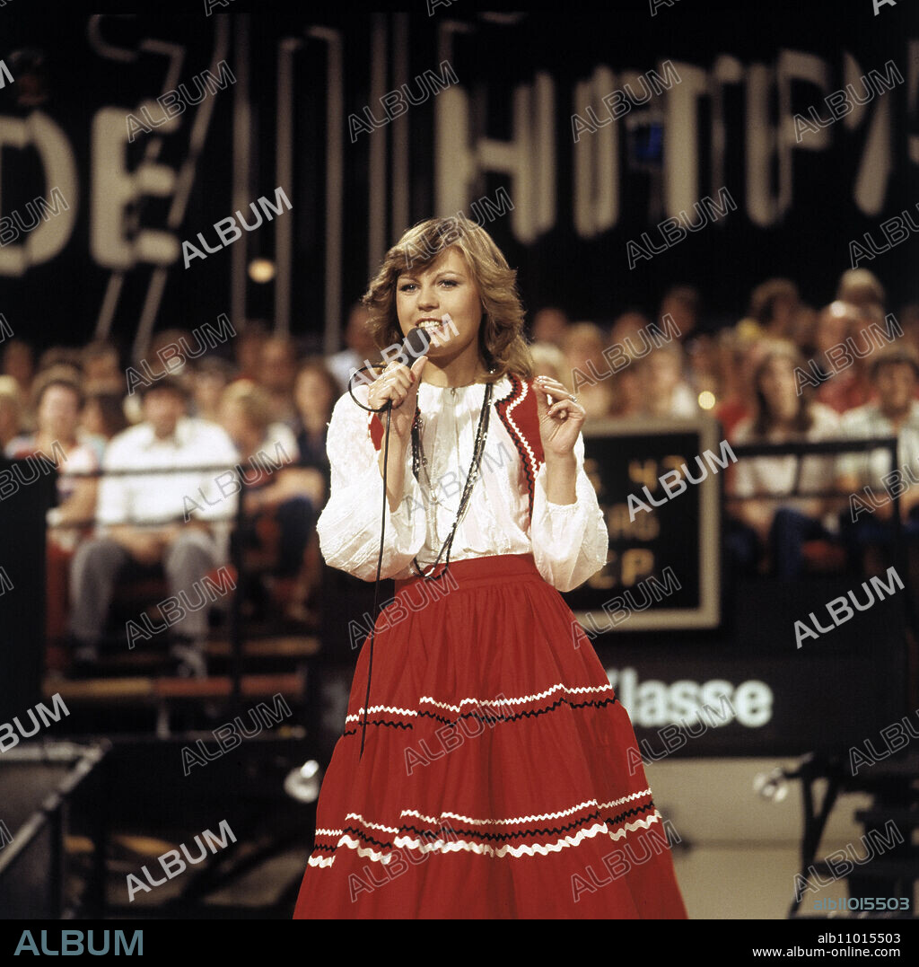GABY BAGINSKY, appearance in the 'Hitparade', 1977. United Archives / kpa / Arthur Grimm.