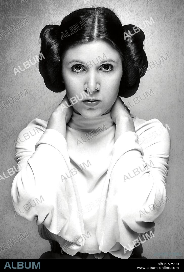 CARRIE FISHER in STAR WARS: EPISODE IV-A NEW HOPE, 1977, unter der Regie von GEORGE LUCAS. Copyright LUCASFILM/20TH CENTURY FOX.