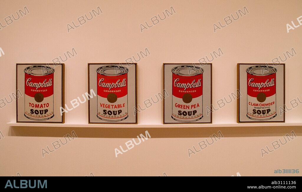 SOPAS CAMPBELL (1962) DE ANDY WARHOL.
