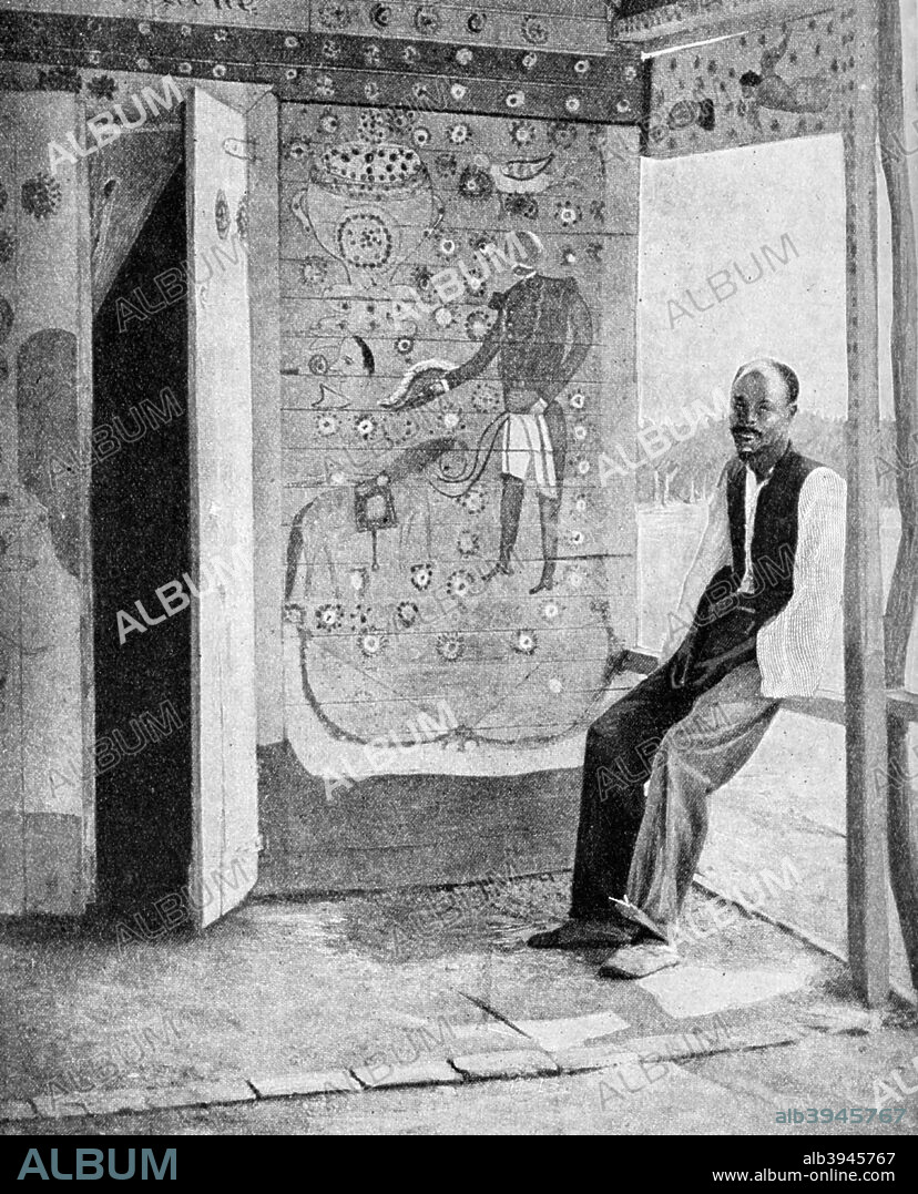 On the threshold of a voodoo temple, Haiti, 1922. From Peoples of All Nations, Their Life Today and the Story of Their Past, volume IV: Georgia to Italy, edited by JA Hammerton and published by the Educational Book Company (London, 1922).