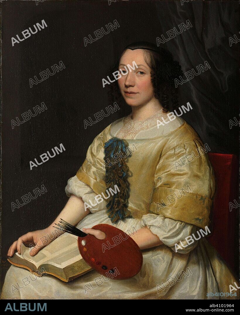 WALLERANT VAILLANT. Maria van Oosterwijck (1630-93). Flower painter. Dating: 1671. Measurements: h 96 cm × w 78 cm.