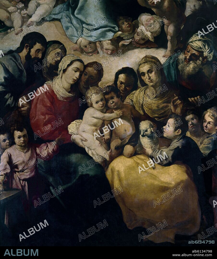 JUAN DE ROELAS (1558-1625). LA VIRGEN Y SANTA ISABEL - MANIERISMO - BARROCO ESPAÑOL.