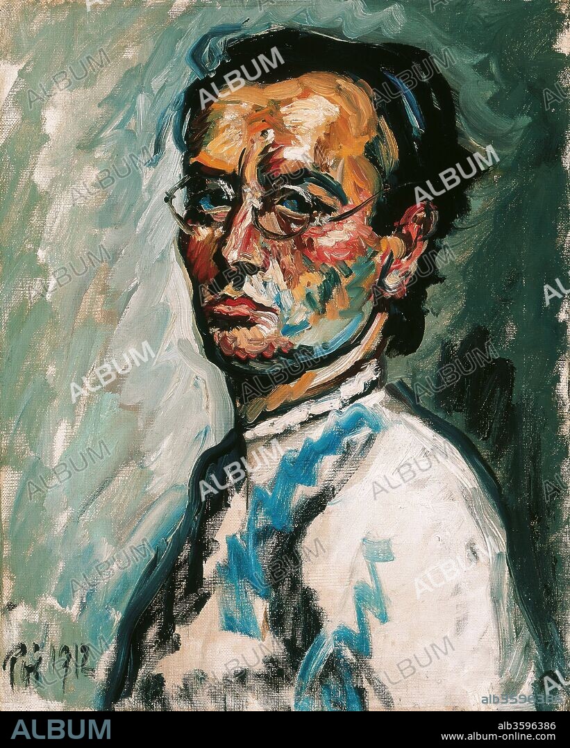 BERTALAN PóR. Self-Portrait.