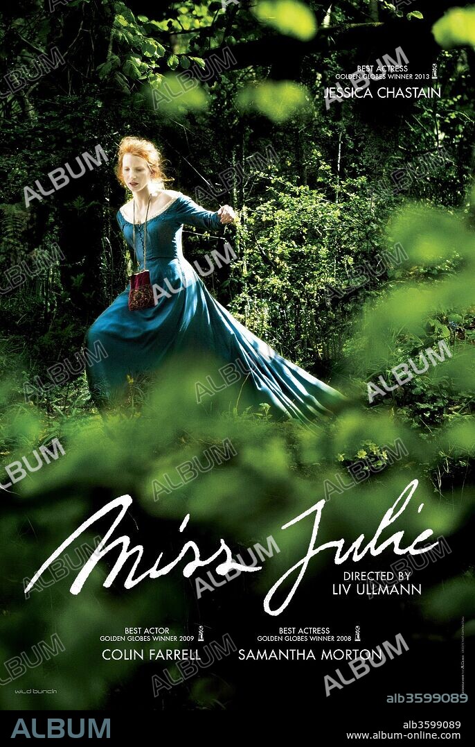 Poster de LA SEÑORITA JULIA, 2014 (MISS JULIE), dirigida por LIV ULLMANN. Copyright MAIPO FILM.