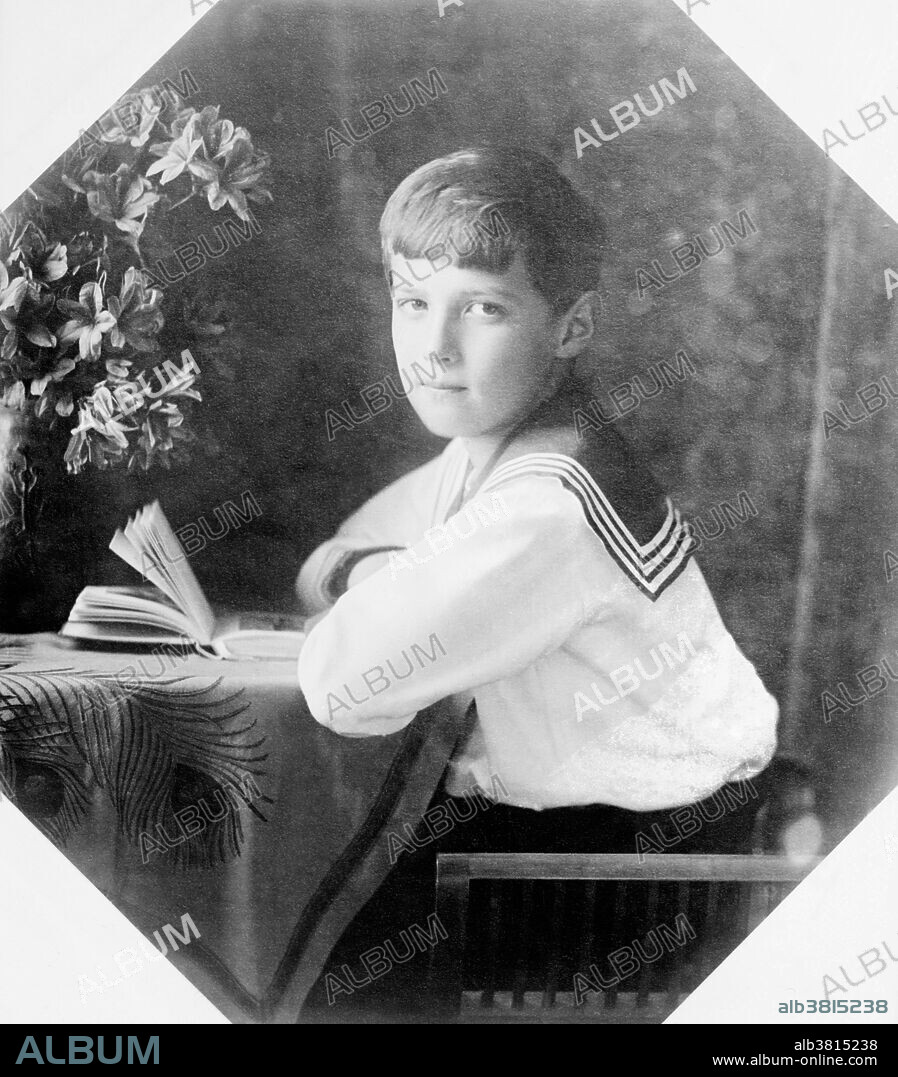 Alexei, circa 1910 - 1915. Alexei Romanov (August 12, 1904 - July 17, 1918), the young heir, was afflicted with hemophilia B, a hereditary disease that prevents blood from clotting properly, which at that time was untreatable and usually led to an untimely death. As a granddaughter of Queen Victoria, Alexandra carried the same gene mutation that afflicted several of the major European royal houses, such as Prussia and Spain. Hemophilia therefore became known as "the royal disease". Alexandra had passed it on to her son.